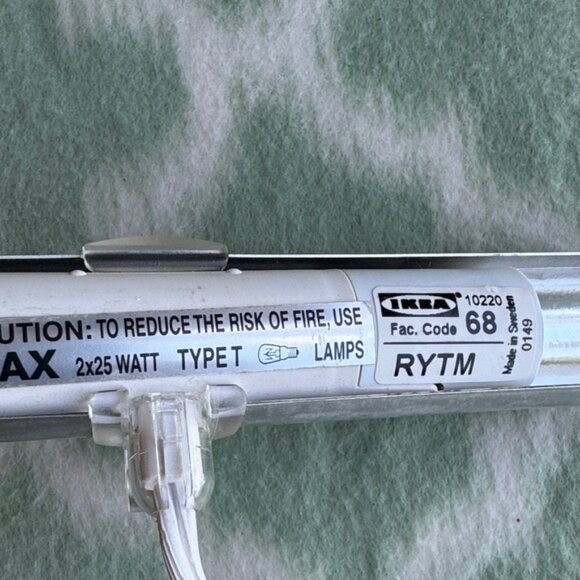 2 Ikea RYTM Silver Picture Lights - Picture 3 of 5